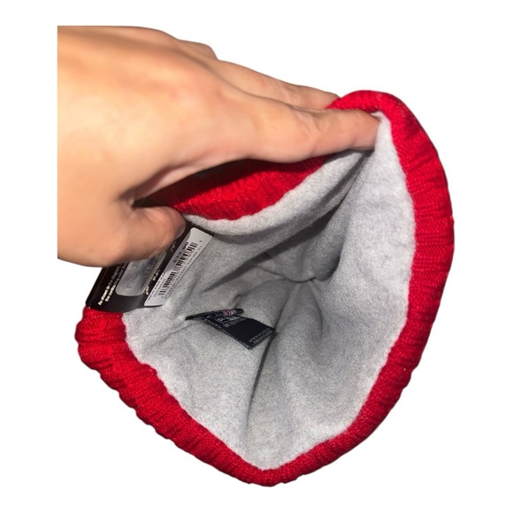 New NFL On Field New Era San Francisco 49ers Knit Beanie Hat Cuffed Pom - Picture 3 of 6